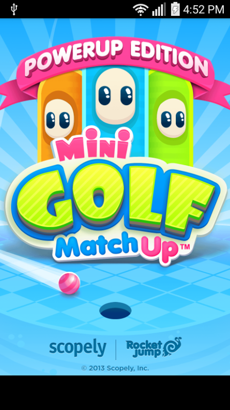 Mini Golf Matchup (Android) screenshot: Game loading screen