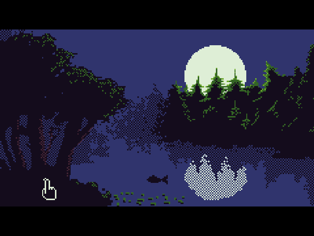 Black Morph (Windows) screenshot: Enjoying the moonlight