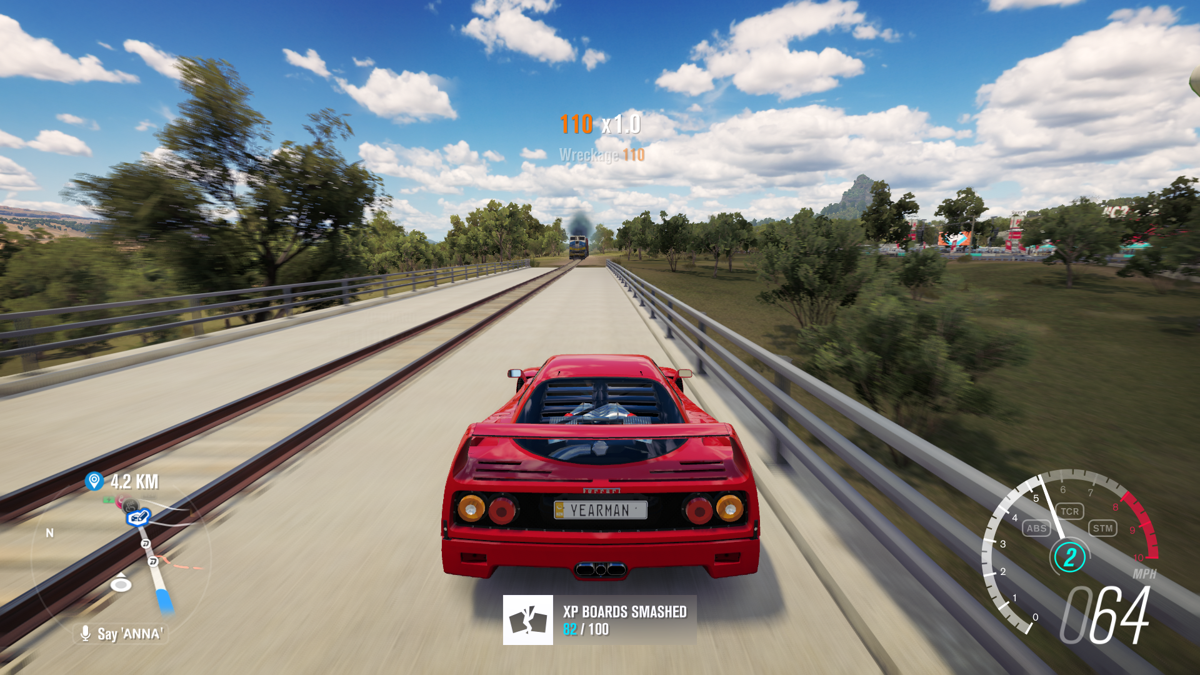 Forza Horizon 3 (Xbox One) screenshot: Ooops, wrong bridge...