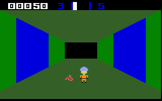 Sewer Sam (Intellivision) screenshot: Watch out for snakes!
