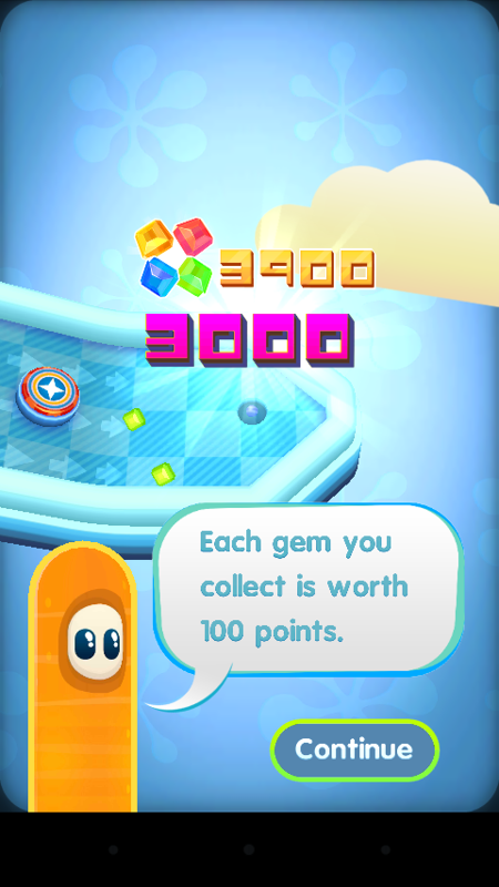 Mini Golf Matchup (Android) screenshot: My score and info