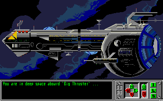 Sex Vixens From Space (Atari ST) screenshot: Setting the scene