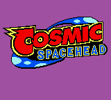 Cosmic Spacehead (Game Gear) screenshot: Game title