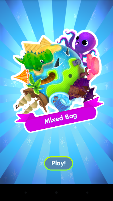 Mini Golf Matchup (Android) screenshot: Ready to start the course Mixed Bag