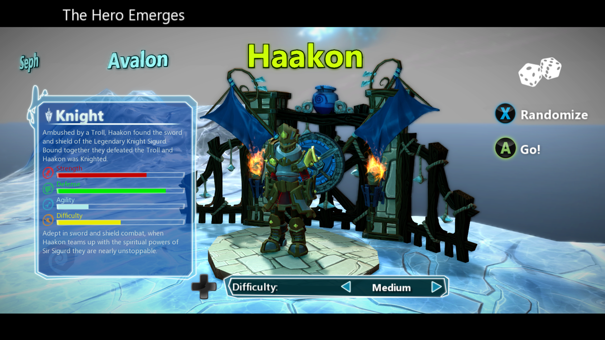 Project Spark: Champion - Haakon the Knight (Xbox One) screenshot: Haakon is a new playable character.
