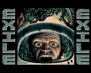 Exile (Amiga) screenshot: Title screen
