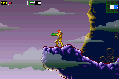 Metroid: Zero Mission (Game Boy Advance) screenshot: Back on the surface