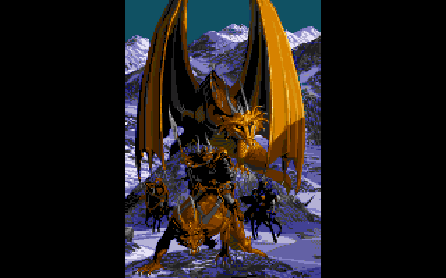 Drachen von Laas (DOS) screenshot: Introductory Screen.