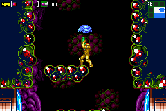 Metroid: Zero Mission (Game Boy Advance) screenshot: A strange area