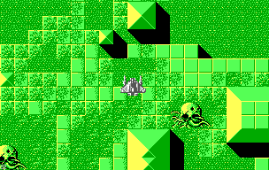 Battlestorm (DOS) screenshot: Level 1 (EGA)