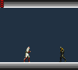 Shinobi II: The Silent Fury (Game Gear) screenshot: Level boss