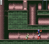 Shinobi II: The Silent Fury (Game Gear) screenshot: Killed by an electric ninja