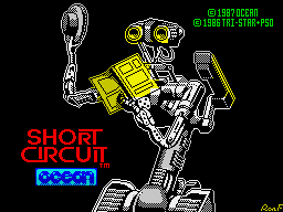 Short Circuit (ZX Spectrum) screenshot: Loading screen