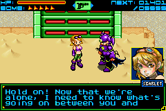 Sigma Star Saga (Game Boy Advance) screenshot: Talking