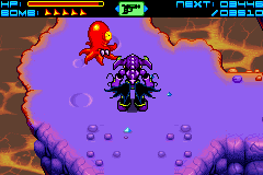 Sigma Star Saga (Game Boy Advance) screenshot: Fighting on the planet