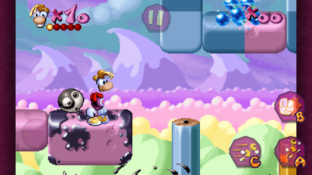 Screenshot of Rayman (Android, 1995) - MobyGames