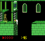 Prince of Persia (Game Boy Color) screenshot: Sucker...