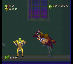 Screenshot of The Mask (SNES, 1995) - MobyGames