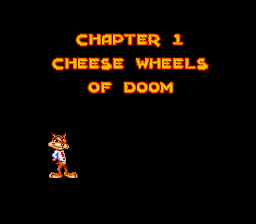 Bubsy in: Claws Encounters of the Furred Kind (SNES) screenshot: Level card
