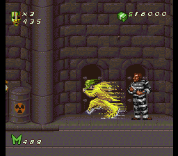 Screenshot of The Mask (SNES, 1995) - MobyGames