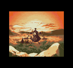 Cobra Command (SEGA CD) screenshot: This is the type of chopper you will control