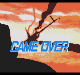 Cobra Command (SEGA CD) screenshot: Game over
