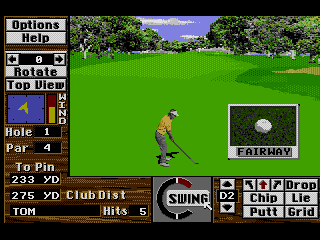 Links: The Challenge of Golf (SEGA CD) screenshot: I'm on the fairway