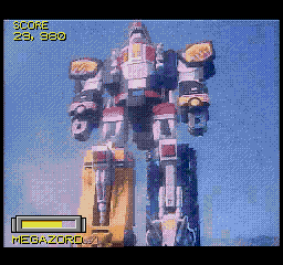Mighty Morphin Power Rangers (SEGA CD) screenshot: Is it a guest star from Transformers?