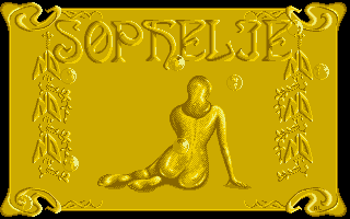 Sophelie (Amiga) screenshot: Title screen