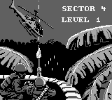 Choplifter II: Rescue Survive (Game Boy) screenshot: Sector 4 introduction.