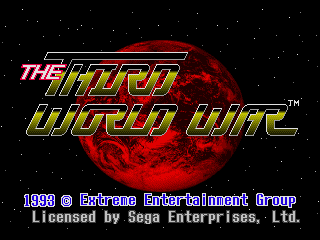 Third World War (SEGA CD) screenshot: Title screen