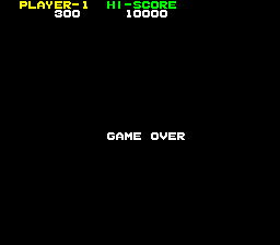 The Tin Star (Arcade) screenshot: Game over