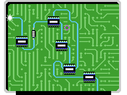 2010: The Graphic Action Game (ColecoVision) screenshot: I need to repower the circuit