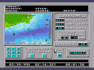 Screenshot of 688 Attack Sub (Genesis, 1989) - MobyGames