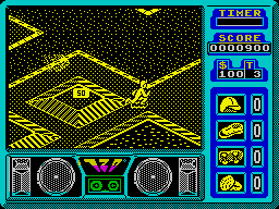 720º (ZX Spectrum) screenshot: Bonus points