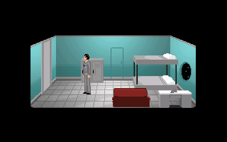 7 Days a Skeptic (Windows) screenshot: The quarters you're sharing with Adam.