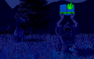 Abandoned Places 2 (Amiga) screenshot: This is from the mysterious intro.