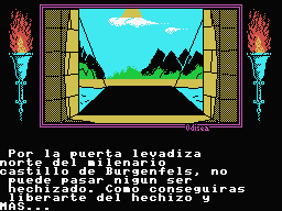 Abracadabra (MSX) screenshot: Game start