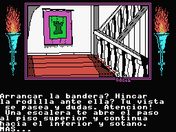 Abracadabra (MSX) screenshot: Stairflight