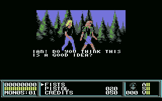 Metal Warrior 3 (Commodore 64) screenshot: From the introduction