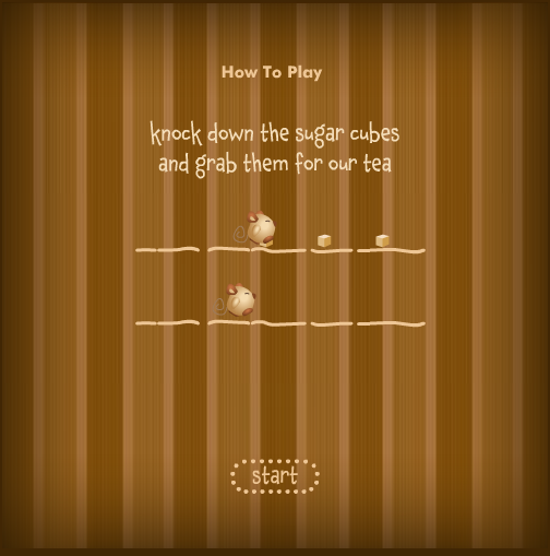 A Daily Cup of Tea (Browser) screenshot: Instructions screen