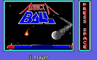 Addicta Ball (Atari ST) screenshot: Title screen