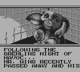 Gremlins 2: The New Batch (Game Boy) screenshot: Intro