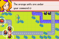 Advance Wars 2: Black Hole Rising (Game Boy Advance) screenshot: Get some instructions at the beginning