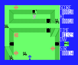 Adven'chuta! (MSX) screenshot: Opened the exit