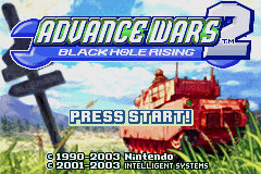 Advance Wars 2: Black Hole Rising (Game Boy Advance) screenshot: Title screen