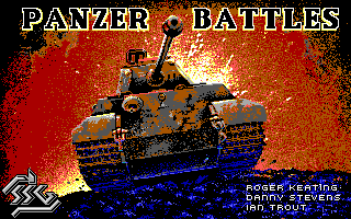 Panzer Battles (DOS) screenshot: Title Screen