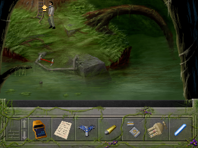 The Infinity String (Windows) screenshot: A swamp in the jungle