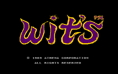 Wit's (Arcade) screenshot: Title screen