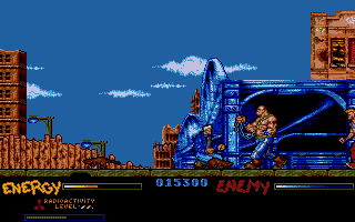 After the War (Atari ST) screenshot: Level one, zone two